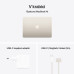 Apple MacBook Air 13'' M4 chip 10-core CPU and 8-core GPU, 16GB, 256GB SSD - Starlight