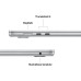 Apple MacBook Air 15'' M4 chip 10-core CPU and 10-core GPU, 16GB, 512GB SSD - Silver