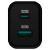 CONNECT IT Wanderer2 GaN nabíjecí adaptér 1×USB-C + 1xUSB-A, 33W PD, ČERNÝ