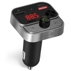 CONNECT IT InCarz Bluetooth transmitter, 2x USB-A + 1x USB-C, ANTRACITOVÝ