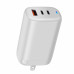Acer GaN 65W, three-port Charger, 2xUSB-C,1x TypeA