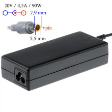 Akyga Nabíječka na notebook 20V/4.5A/90W 7.9x5.5 mm + pin pro LENOVO