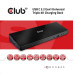 Club3D Dokovací stanice USB 3.2 typ C (5xUSB/USB-C/3xHDMI/2xDP/Ethernet/Audio) s Universal Triple 4K napájecím adaptérem