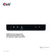 Club3D Dokovací stanice DisplayPort / HDMI KVM Switch, USB-C, PD