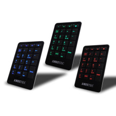 AMEI Keyboard AM-KN101B Professional Letter Blue Illuminated digital keypad