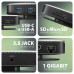 AXAGON HMC-UFO, USB 10Gbps hub, 2x USB-A, USB-C, HDMI 4k/60, RJ-45, M.2 slot, SD/mSD, audio, PD 100W, kabel USB-C 65cm