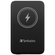 VERBATIM Powerbanka Charge 'n' Go, Magnetická, 10000 mAh, USB-C, Černá