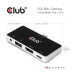 Club3D hub pro mobilní telefony USB Type C 4-in-1 Hub to HDMI™ 4K60Hz USB Type C PD / USB Type A / Audio jack