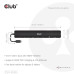 Club3D Dokovací stanice 10v1, USB-C 3.2, 1xHDMI, 2xUSB-C, 3xUSB, 1xmicroSD/SD, 1xUSB-C PD140W, 1xRJ45, černá