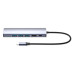 MANHATTAN Dokovací stanice USB-C 6v1, HDMI, USB-C PD 100W, 3xUSB-A 3.0, RJ45