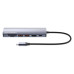 MANHATTAN Dokovací stanice USB-C 7v1, HDMI, USB-C PD 100W, 2xUSB-A 3.1, SD/microSD, RJ45