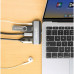 MANHATTAN Dokovací stanice USB-C 4v1, HDMI, USB-C PD 100W, USB-A 3.0, 3.5mm Jack