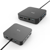 i-tec USB-C HDMI Dual DP Docking Station, Power Delivery 100W