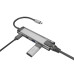 Multifunkční adaptér 5 v 1 Natec FOWLER GO HUB 2X USB 3.0 HUB, HDMI 4K, USB-C PD, RJ45