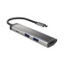 Multifunkční adaptér 4 v 1 Natec FOWLER SLIM HUB 2X USB 3.0 HUB, HDMI 4K, USB-C PD