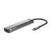 Multifunkční adaptér 4 v 1 Natec FOWLER SLIM HUB 2X USB 3.0 HUB, HDMI 4K, USB-C PD