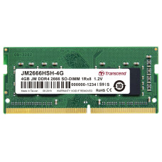 Transcend paměť 4GB SODIMM DDR4 2666 1Rx8 512Mx8 CL19 1.2V