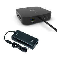 i-tec USB-C HDMI DP Docking Station with Power Delivery 100 W + i-tec Universal Charger 112W