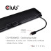 Club3D dokovací stanice USB-C 3.2 s napájecím adaptérem Triple Dynamic PD, 100 W