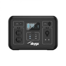 Akyga Přenosná elektrocentrála 1200W / 1132Wh, 2x CEE 7/3 + 2x USB-C PD 60W + 2x USB-A QC 3.0