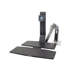 Ergotron WorkFit-A Single LD Workstation With Worksurface