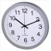 HAMA nástěnné hodiny PG-300/ průměr 30 cm/ řízené rádiovým signálem/ tichý chod/ 1x AA baterie/ šedé
