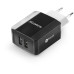 ALIGATOR Chytrá síťová nabíječka 3.4A, 2xUSB, smart IC, černá, USB kabel pro iPhone/iPad 2A