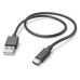 HAMA set: rychlá USB nabíječka do vozidla QC 3.0 19,5 W + kabel USB A-C 1,5 m