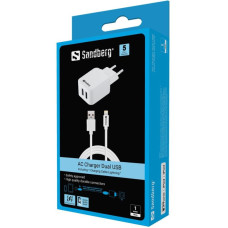 Sandberg AC Charger EU Lightning 2.4A