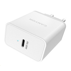 CANYON Nabíječka do sítě H-20, 1x USB-C, Power delivery, 20W, bílá