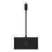 Belkin USB-C multimediální adaptér na HDMI, VGA, RJ45, USB-A 3.0 , až 100W napájení Power Delivery, černá
