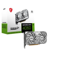 MSI VGA NVIDIA GeForce RTX 4060 VENTUS 2X WHITE 8G OC, RTX 4060, 8GB GDDR6X, 3xDP, 1xHDMI