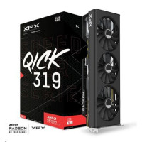 Empty XFX AMD RX-7800XT QICK319 CORE 16GB GDDR6 256bit, 2430 MHz / 19.5 Gbps, 3x DP, 1x HDMI, 3 fan, 2.5 slot