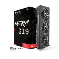 XFX AMD RX-7800XT MERC319 BLACK 16GB GDDR6 256bit, 2265 MHz / 19.5 Gbps, 3x DP, 1x HDMI, 3 fan, 2.5 slot