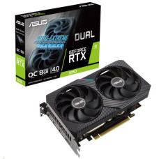 ASUS VGA NVIDIA GeForce Dual RTX 3050 V2 OC Edition 8GB, RTX 3050, 8GB GDDR6, 3xDP, 1xHDMI