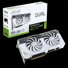 ASUS DUAL RTX4070 SUPER WHITE 12GB/192-bit GDDR6 HDMI 3xDP biela