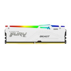 KINGSTON DIMM DDR5 FURY Beast White RGB XMP 16GB 5600MT/s CL40