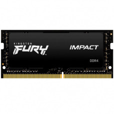 Kingston FURY Impact/SO-DIMM DDR4/16GB/2666MHz/CL15/1x16GB/Black
