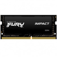 Kingston FURY Impact/SO-DIMM DDR4/16GB/2666MHz/CL16/1x16GB/Black