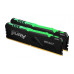 Kingston FURY Beast/DDR4/16GB/3600MHz/CL17/2x8GB/RGB/Black