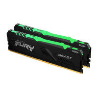 KINGSTON, 32GB 3600 DDR4 DIMM Kit2 FURY Beast RGB