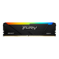 KINGSTON, 16GB 2666 DDR4 DIMM Kit2 FURY Beast RGB