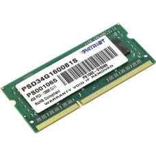PATRIOT Signature 4GB DDR3 1600MHz/ SO-DIMM / CL11 / PC3-12800