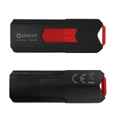 PLATINET přenosný SSD disk  USB 3.2 R/W UP TO 400MB/s 256GB černá