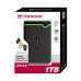 TRANSCEND 1TB StoreJet 25M3S SLIM, 2.5”, USB 3.0 (3.1 Gen 1) Externí Anti-Shock disk, tenký profil, šedo/zelený