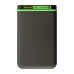 TRANSCEND 2TB StoreJet 25M3S SLIM, 2.5”, USB 3.0 (3.1 Gen 1) Externí Anti-Shock disk, tenký profil, šedo/zelený