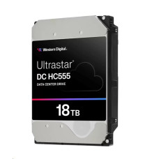 Western Digital Ultrastar DC HC555 3.5in 26.1MM 18TB 512MB 7200RPM SAS ULTRA 512E SE P3 DC HC555