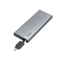 Lexar E10 Box na SSD M.2 NVMe/SATA, USB 3.2 až 10Gbps, s vestavěným kabelem