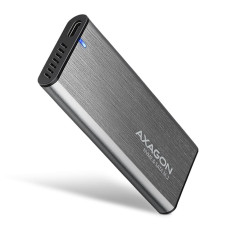 AXAGON EEM2-SG2, USB-C 3.2 Gen 2 - M.2 NVMe & SATA SSD kovový RAW box, bezšroubkový