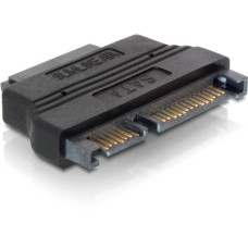 DeLock adaptér SATA 22pin samec -> Slim SATA  7+6pin samice